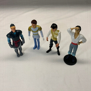 Disney Prince Figurines - Lot of 4